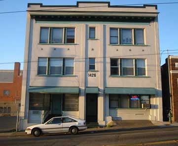 Studio building located in the International District